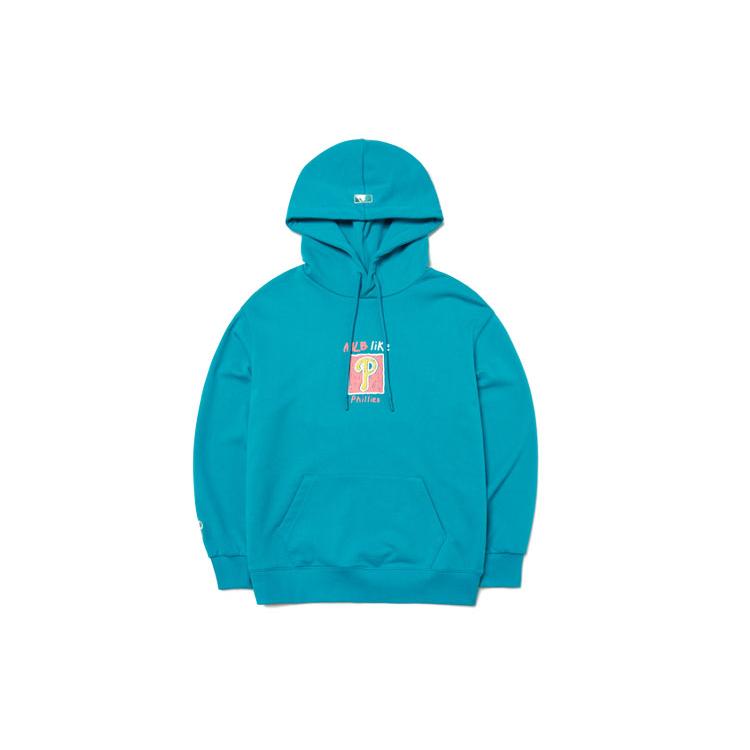 MLB Sweatshirts Unisex Blue Hooded Moderate Other 3AHDL0314-10MTS S