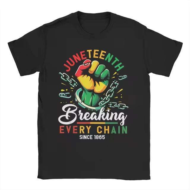 Cross-border European and American Trend Festival Graphic T-shirt Men's and Women's Clothing T-shirt Black I Am Monthly, Men's Short-sleeved T-shirt