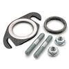 For Suitable 2T 50cc 2T Roller Exhaust Pipe Gasket New Screw Double Punch 50 Muffler Gasket Kit