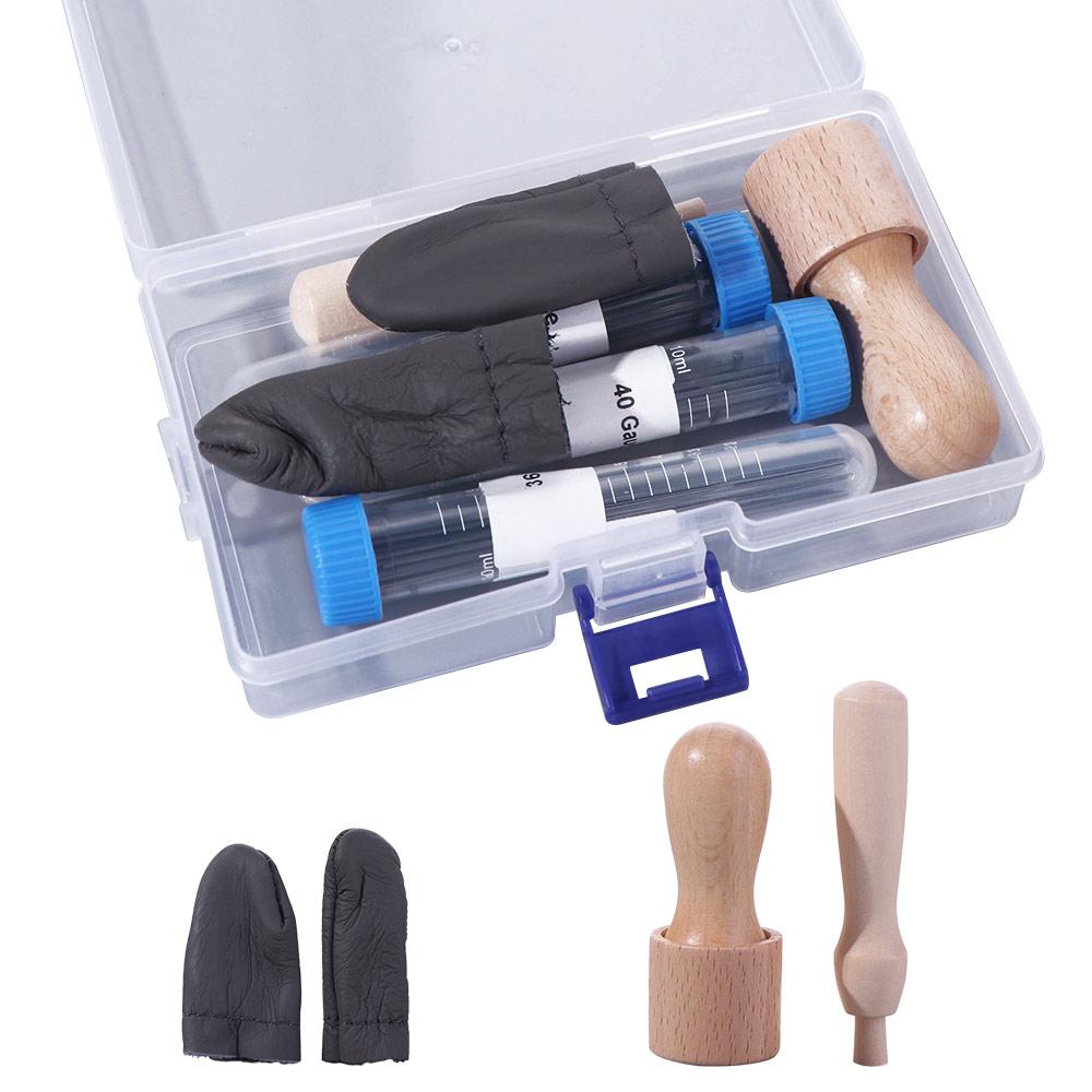 34Pcs/Set Wooden Handle Wool Felting Needle Tools Wool Felting Needles Kit  Doll Making Tools