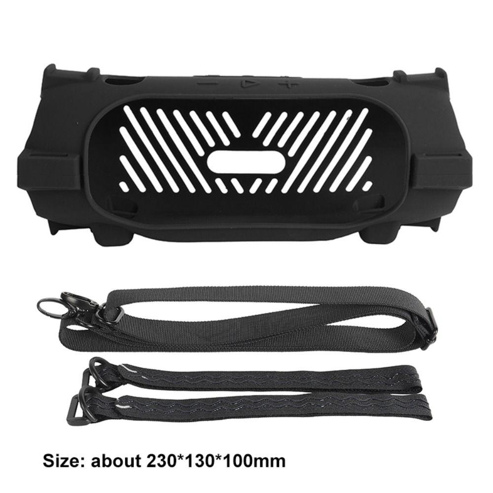 with Shoulder Strap Bluetooth Speaker Storage Bag Silicone Carry Sleeve for JBL Charge 6 Travel