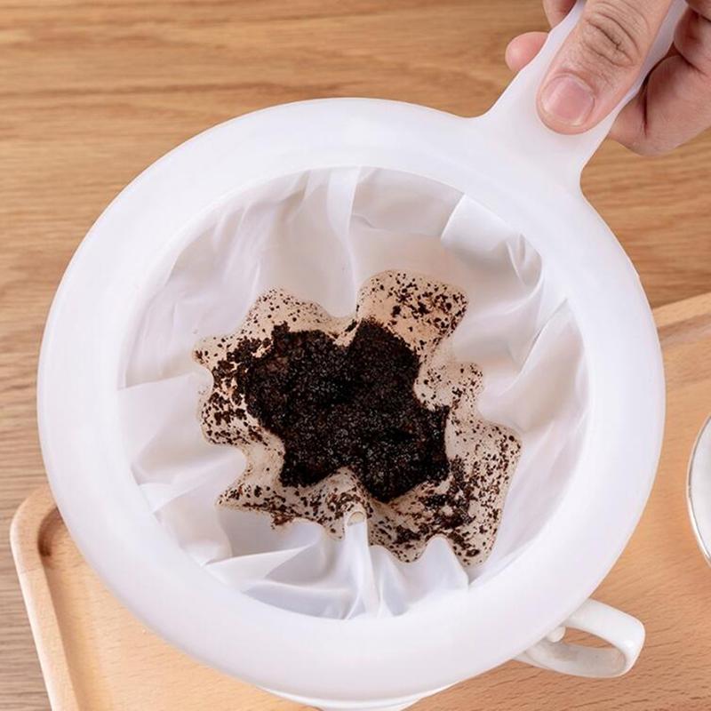 Nylon Fine Colander Sieve Strainer With Handle For Juice Soymilk Coffee Filter
