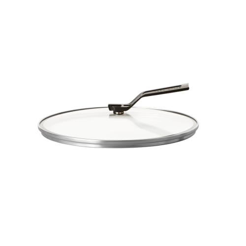 Vermicular Frying Pan with Dedicated Glass Lid, 26cm, Premium Black, Limited Edition (FL26-MBK-PB-L)