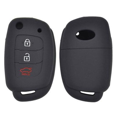 3 pulsanti in silicone auto telecomando flip portachiavi custodia per Hyundai Creta I20 Tucson Elantra Santa Fe 2016 2017 2018