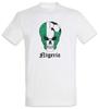 Nigeria Fußball Komet Herren T-Shirt Nigeria Nigerian Nigerianische Flagge