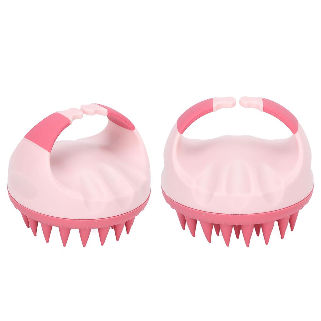 Hair Massager Soft Silicone Waterproof Manual Hair Massage Scalp Cleaning Anti Dandruff Shampoo Brush