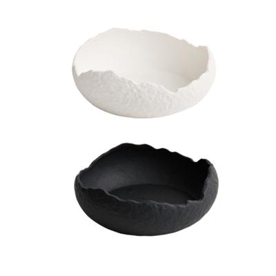 Salad Plate Ceramic Dinner Plate Japanese Decor Versatile Ceramic Plate Serving Plate Appetizer Plate for Snack Breakfast