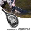 Fly Fishing Landing Net, Fishing Net Trout Net Plastic Fishing Net Aluminum Alloy   with Black Non-Slip Handle Perfect Tool for Fishing Lovers