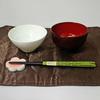 Ishida Chopsticks, Japanese Sweets, Matcha Green, Pentagonal Design, 23cm