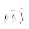 Fishing Magnetic Net Release Holder With Lanyard Fly Fishing Tool Strong Magnet Carabiner Key Chain Elastic Coil Stretch Tether