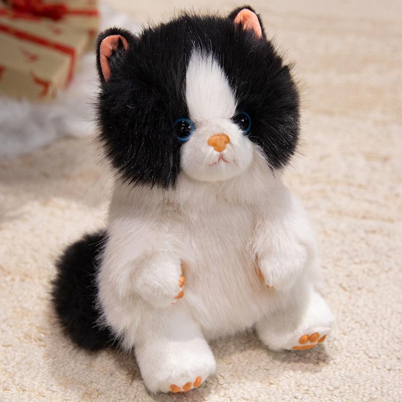 Luxury Scented Siamese Cat Pendant Plush Toy - Realistic Figurine and Cute Gift for Kids
