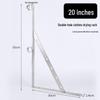 Stainless Steel Triangle Bracket Wall-Mounted Clothes Drying Rack for Balcony