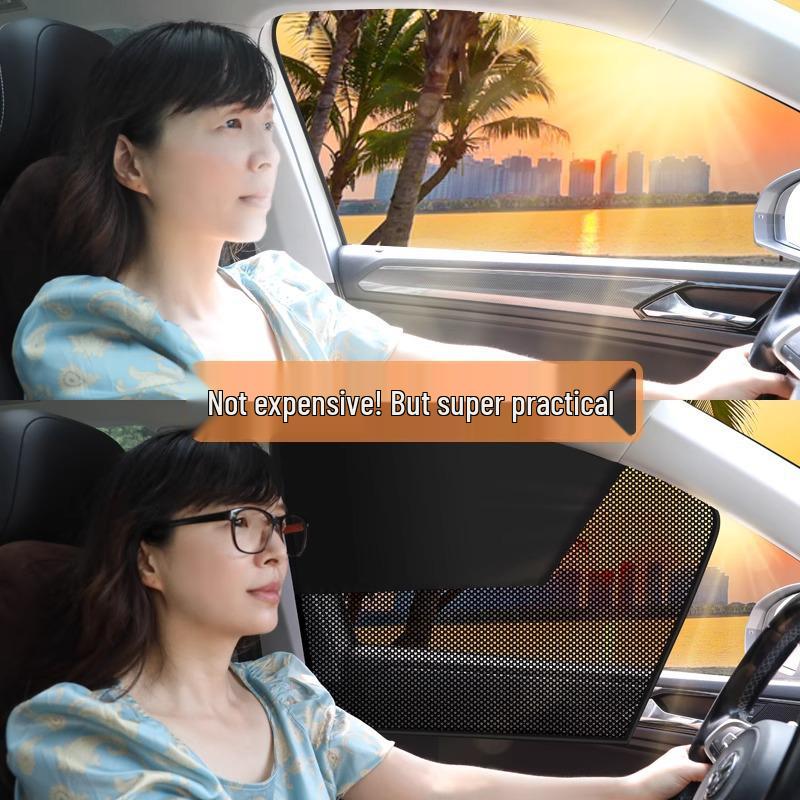 Car Side Window Sunshade Curtains - Heat Insulation & Privacy for Baby
