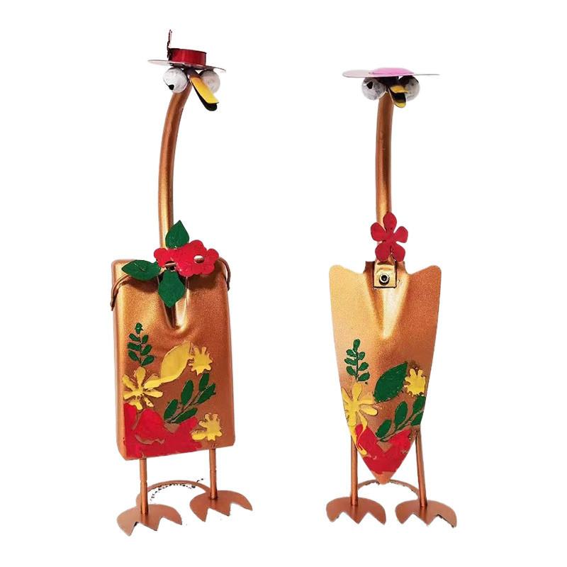 Ornament Garten Ente Kunst Schaufel Skulptur Outdoor Landschaft Dekoration Geschenk
