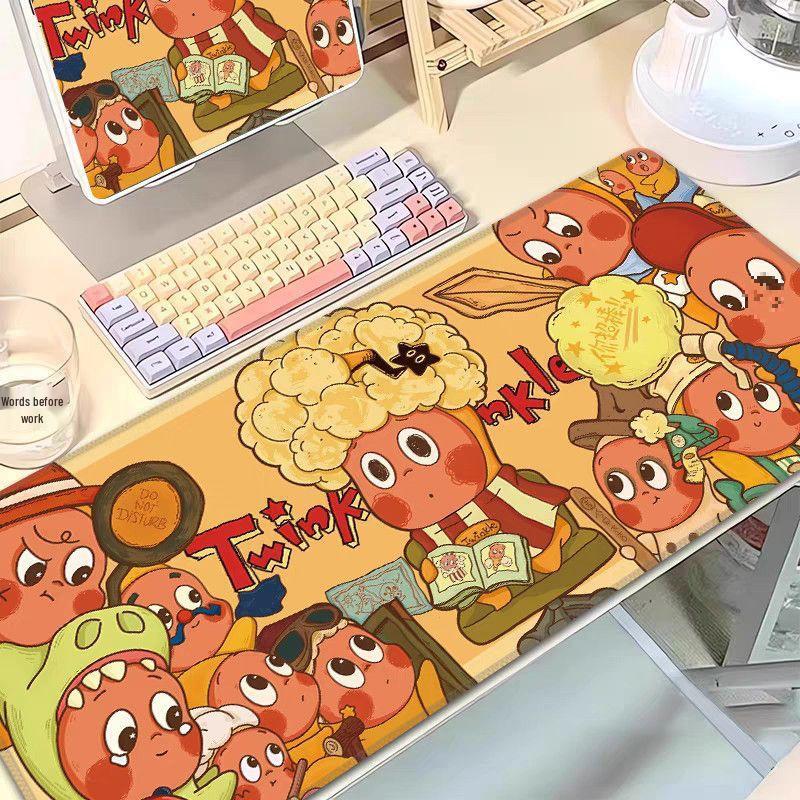 Starman Cute Girl Desk Mat - Large Mouse Pad for Students and Office