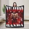 Anime Baki Hanma Series the Grappler Manga Blanket Fleece Spring Autumn Super Soft Throw Blankets for Sofa Outdoor Bedding Throw