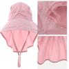 Childrens Protective Sun Hat Adjustable Neck Cover Outdoor Summer Caps For Beach Sports Lightweight Breathable Design