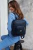 Spacious women's backpack made of eco-leather - Peterson