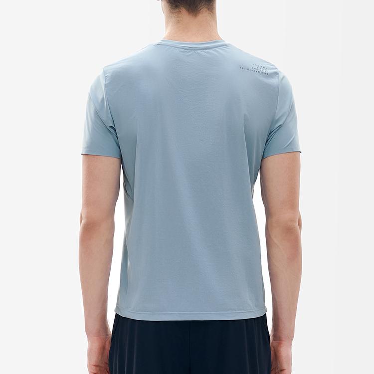 New FILA Athletics T-Shirt Men's Ash Gray Blue A11M211104FBU