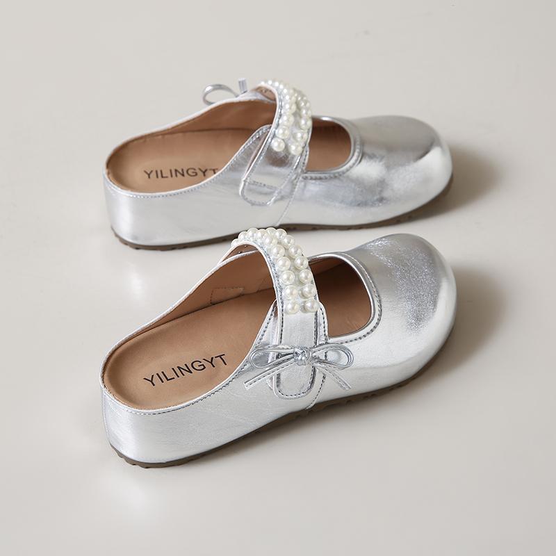 

CRLAYDK Женские слипоны мюли с жемчугом, увеличивающие рост, удобные повседневные лоферы без задника, классические прогулочные нарядные шлепанцы для леди 40