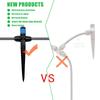 1/4" Adjustable Flow Sprayer Drip Irrigation Kit with Lock Barbed for Automatic Watering,Ideal for Garden,Farm,Bonsai,Flowers