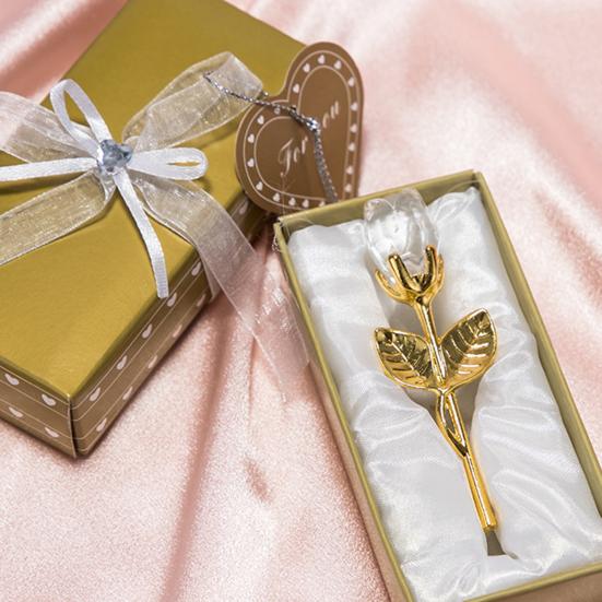 Trandafir fals practic, limpede ca cristal, decorare pentru trandafiri, aplicație largă, flori de cristal artificial, favoruri de petrecere