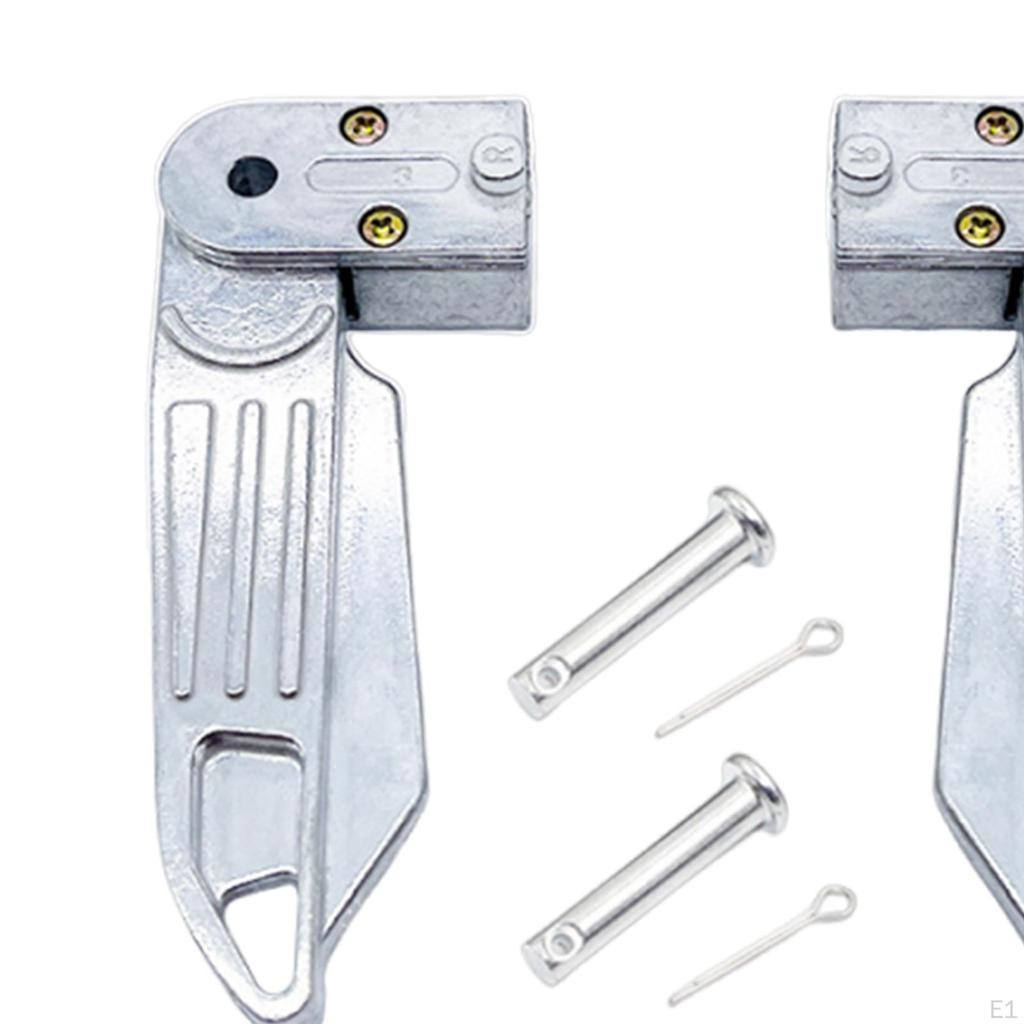 Aluminum Alloy Footrests, Non-slip, Lightweight, Sturdy, Comfortable, Foldable, Replacement Part