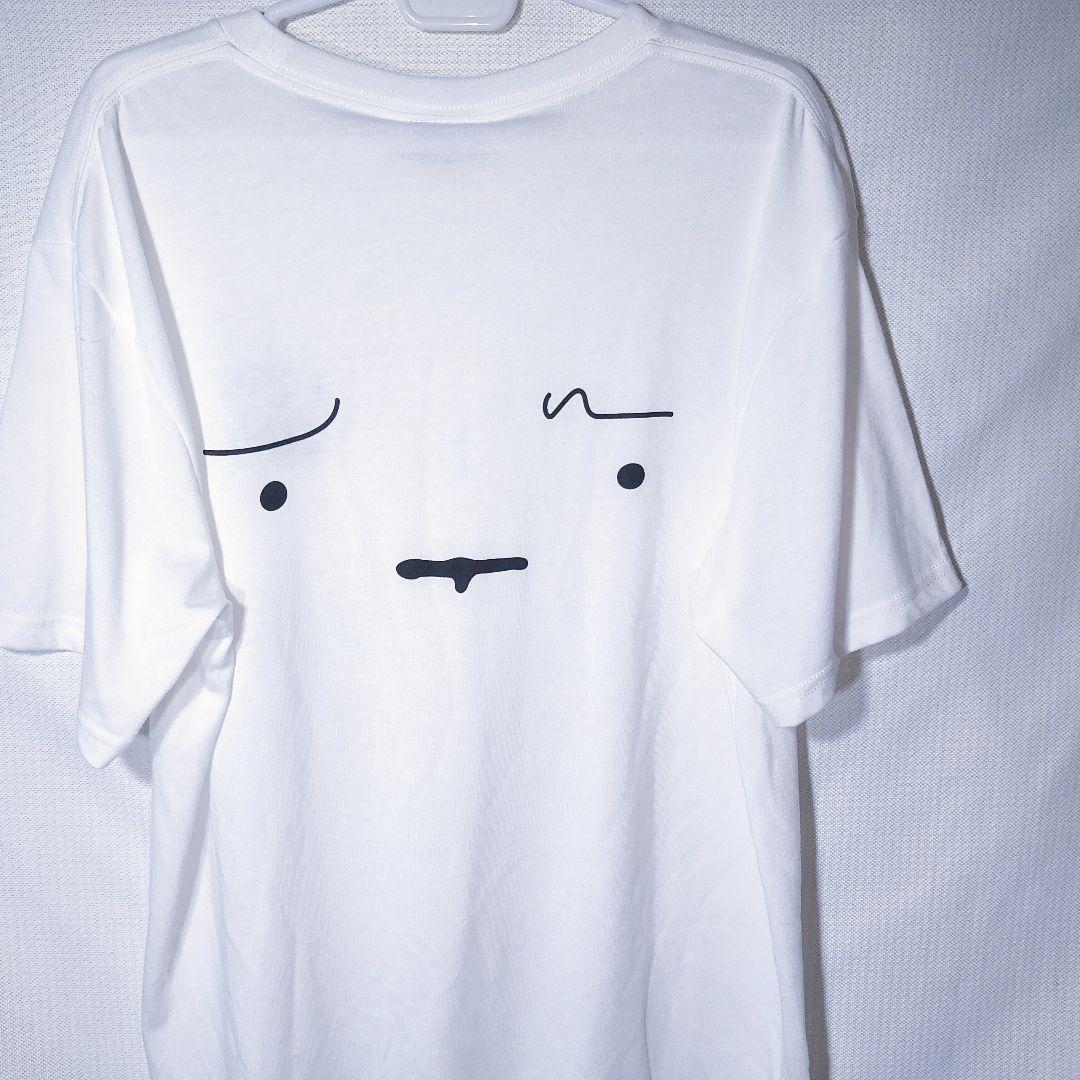 

[USED] Crayon Shin-chan Shiro Face Embroidered Short Sleeve T-Shirt, Size XL, Acrylic Keychain