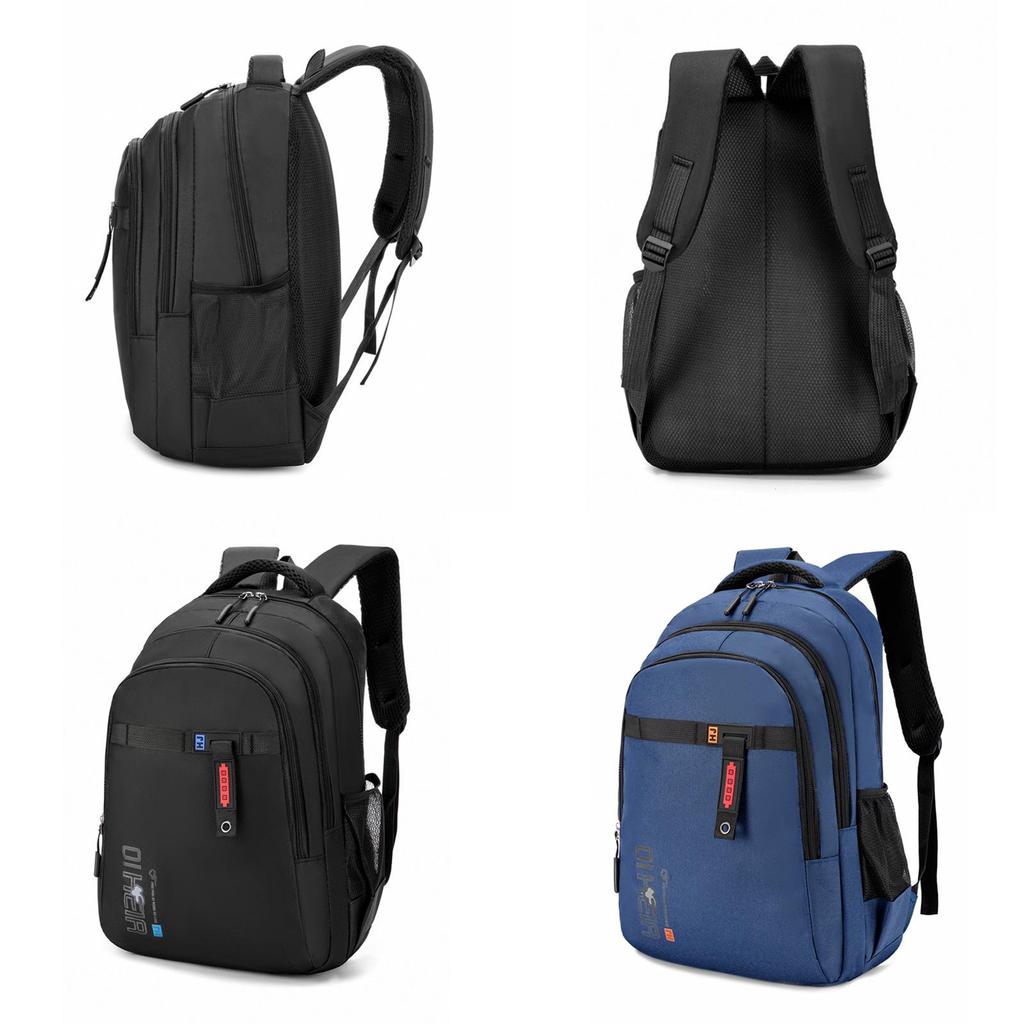 Oxford Backpack With 16in Laptop Compartment Breathable For Travel School Business Commute