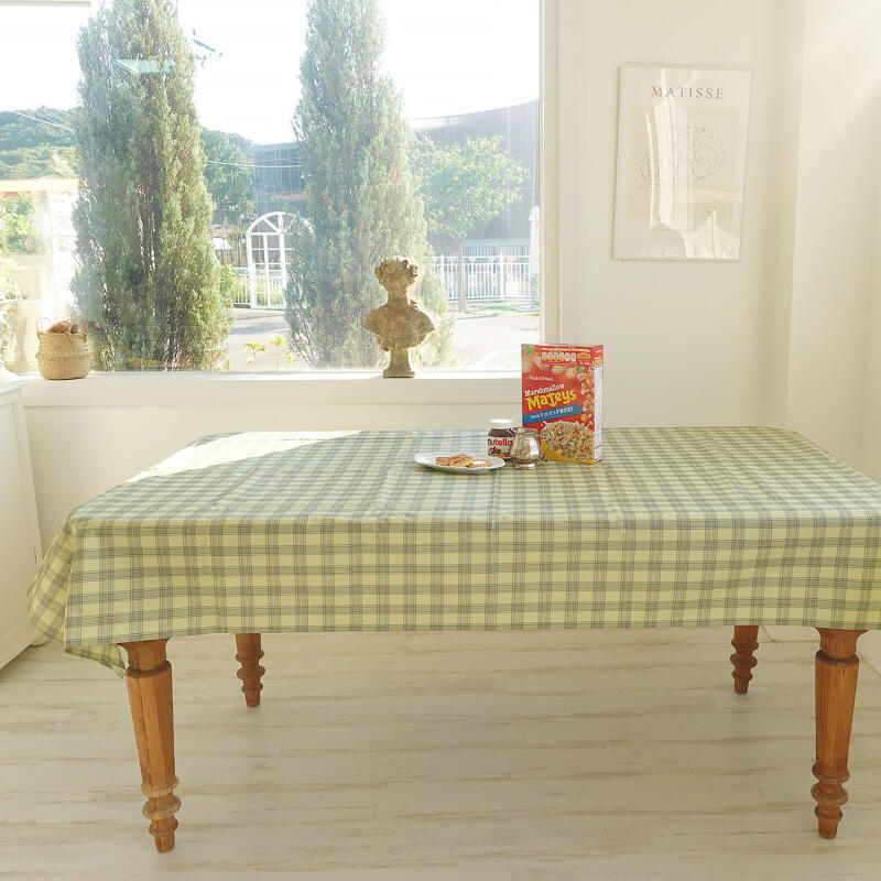 Cream butter waterproof coating tablecloth/tablecloth 130x210 Cheese Butter (130x210)