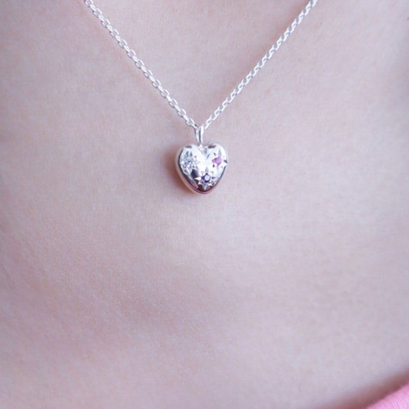 DENERJA STARLIGHT HEART NECKLACE