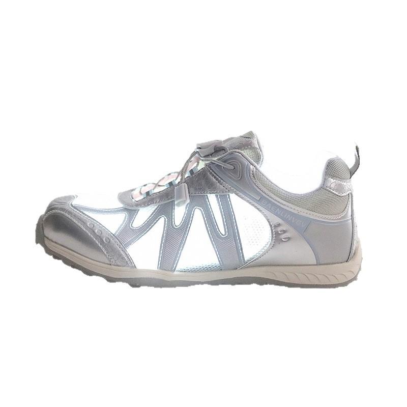 Women's Shoes Summer Mesh Breathable Little White Shoes Flat Bottom German Training Shoes Women's 2025 Dad Shoes Forrest Gump Soft Sole Breathable Me