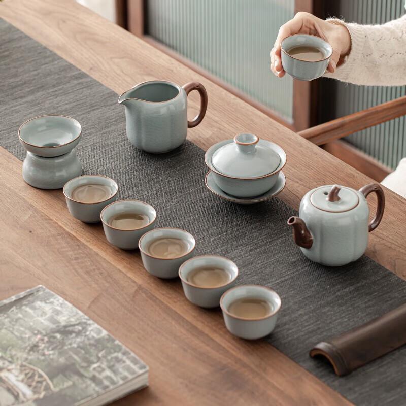 Su s Ru Kiln Ceramic Kung Fu Tea Set