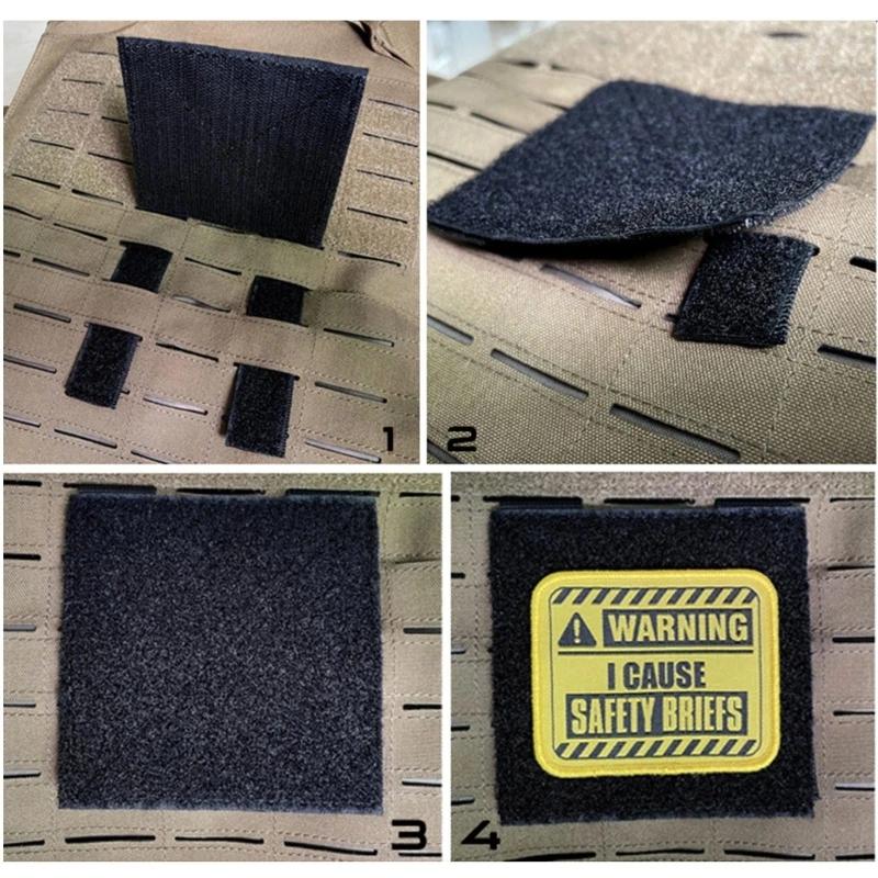 2Pcs Hook And Loop Tacticals Patches Board Molles Attachment Patches Display Board Molles Panel For Badge Insignias Patches