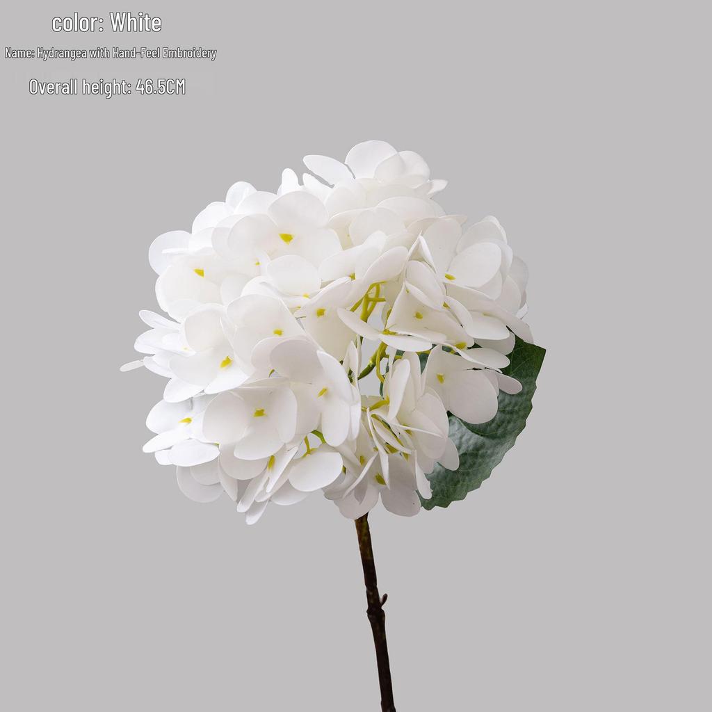 Hydrangea Faux Flower - Realistic Wedding Decoration with INS Style