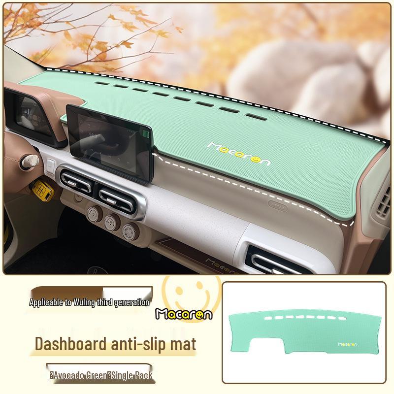Wuling Hongguang 3. Gen Macaron Armaturenbrett Anti-Rutsch-Matte & Sonnenschutz