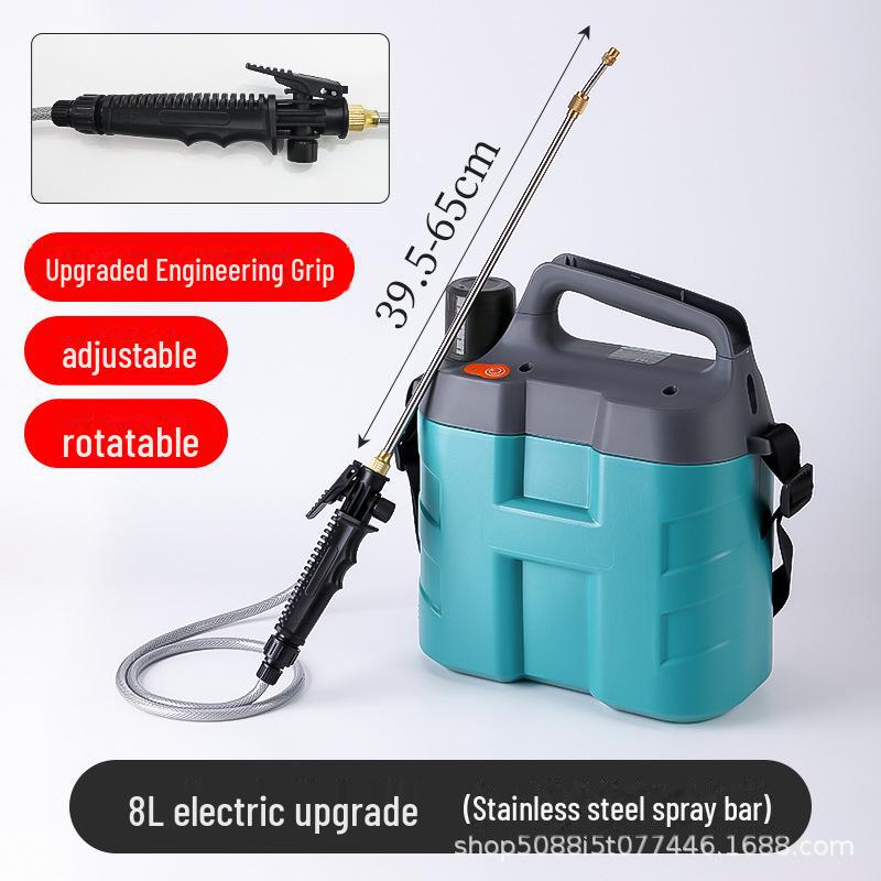 

Электрический опрыскиватель большой емкости: Утолщенный пластик для полива цветов, распыления лекарств и дезинфекции.