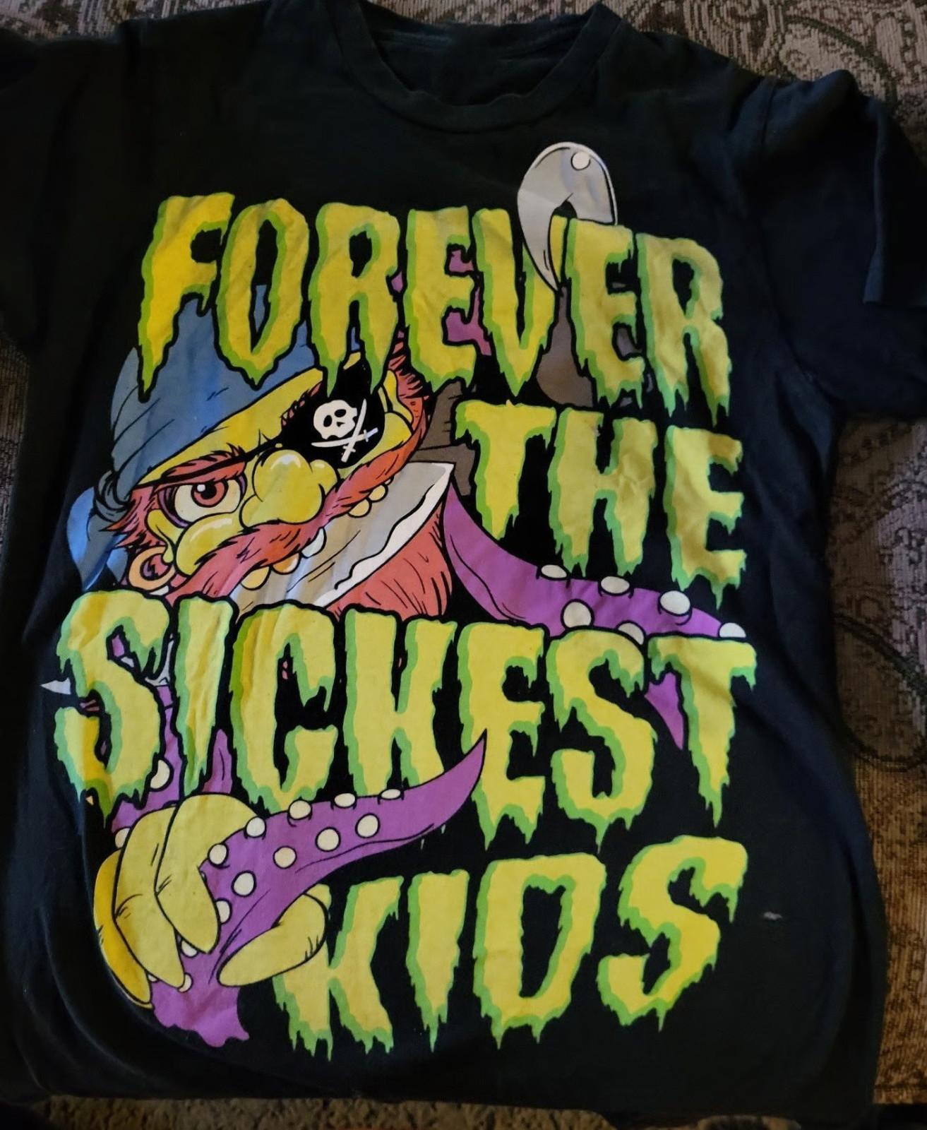 Vintage Forever the Sickest Kids Band Tee T Shirt All Size NZ110 FREE SHIPPING M