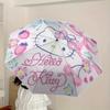 1pc Hello Kitty Floral Bows Umbrella with Plastic Handle,Suitable for All Seasons Home Travel Outdoor UmbrellaSanlio543
