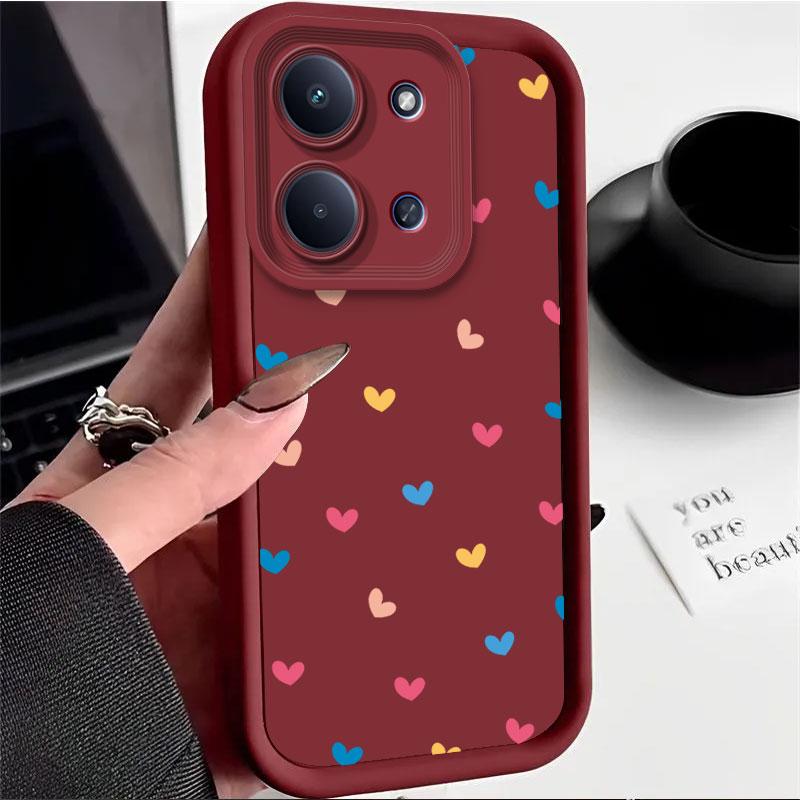 

Чохол для телефону Redmi 15C 5G 15C 4G /Redmi 15 5G 2025 Чохол Модні Зірки Серце Кохання М який Силікон Ударостійкий Захисний Чохол Redmi 15 5G