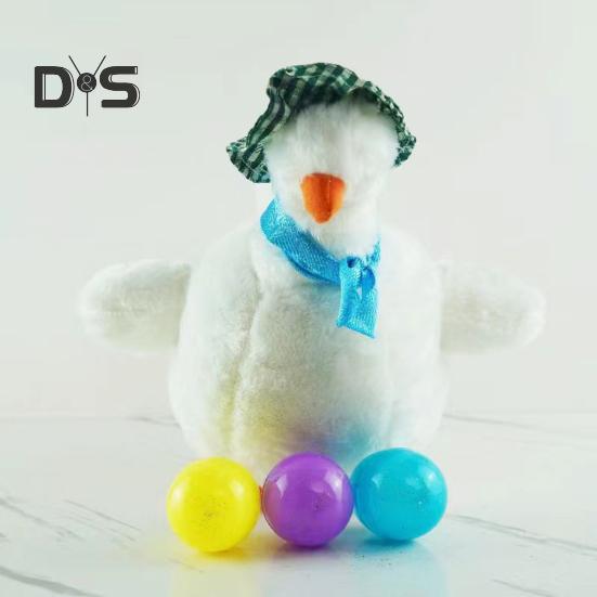 Chicken Laying Egg Toys with Sound Music Electric Crazy Plush Chicken Doll Cute Hen Toy Egg Lays Stuffed Animal for Children