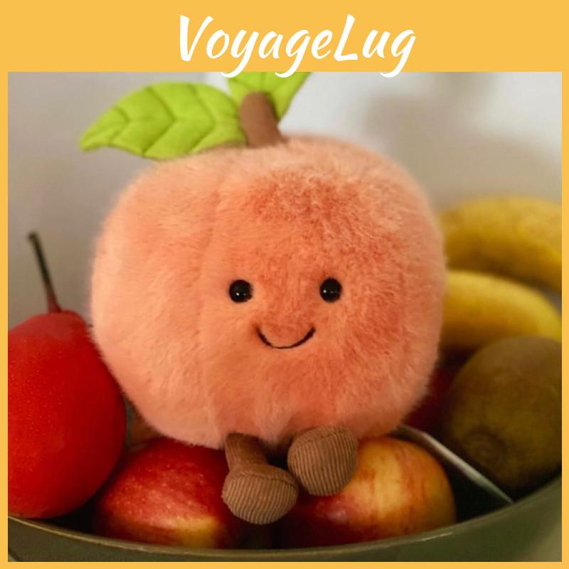 Pink Peach Jellycat Plush Toy Cute Stuffed Doll Bag Pendant Decoration Gift