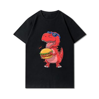 Pivosaurus Casual Loose Oversized Y2k T-shirt Men Women High Quality Cotton Short Sleeve Men Women Black Short Sleeves Female Male Clothing
