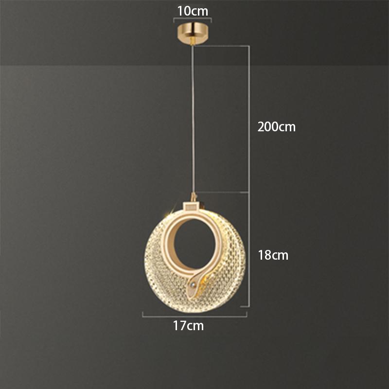 Nordic LED Pendant Lights Indoor Lighting Luxurious Hanging Lamp Home Living Room Decoration Dining Tables Bedside Aisle Light