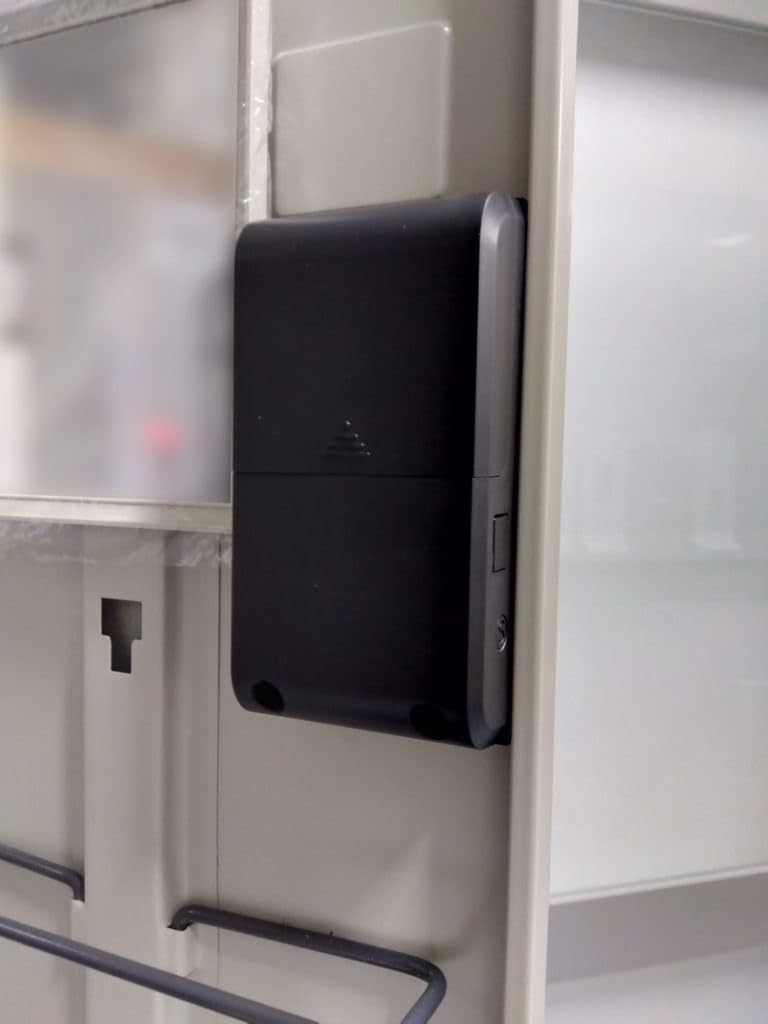 Rockman Japan Digital Door Lock, LC-912, for Steel Lockers, Card and PIN Code Operation, Installation Video Included