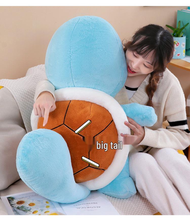 Adorable Squirtle Plush Turtle Toy - Cute Pokemon Stuffed Doll