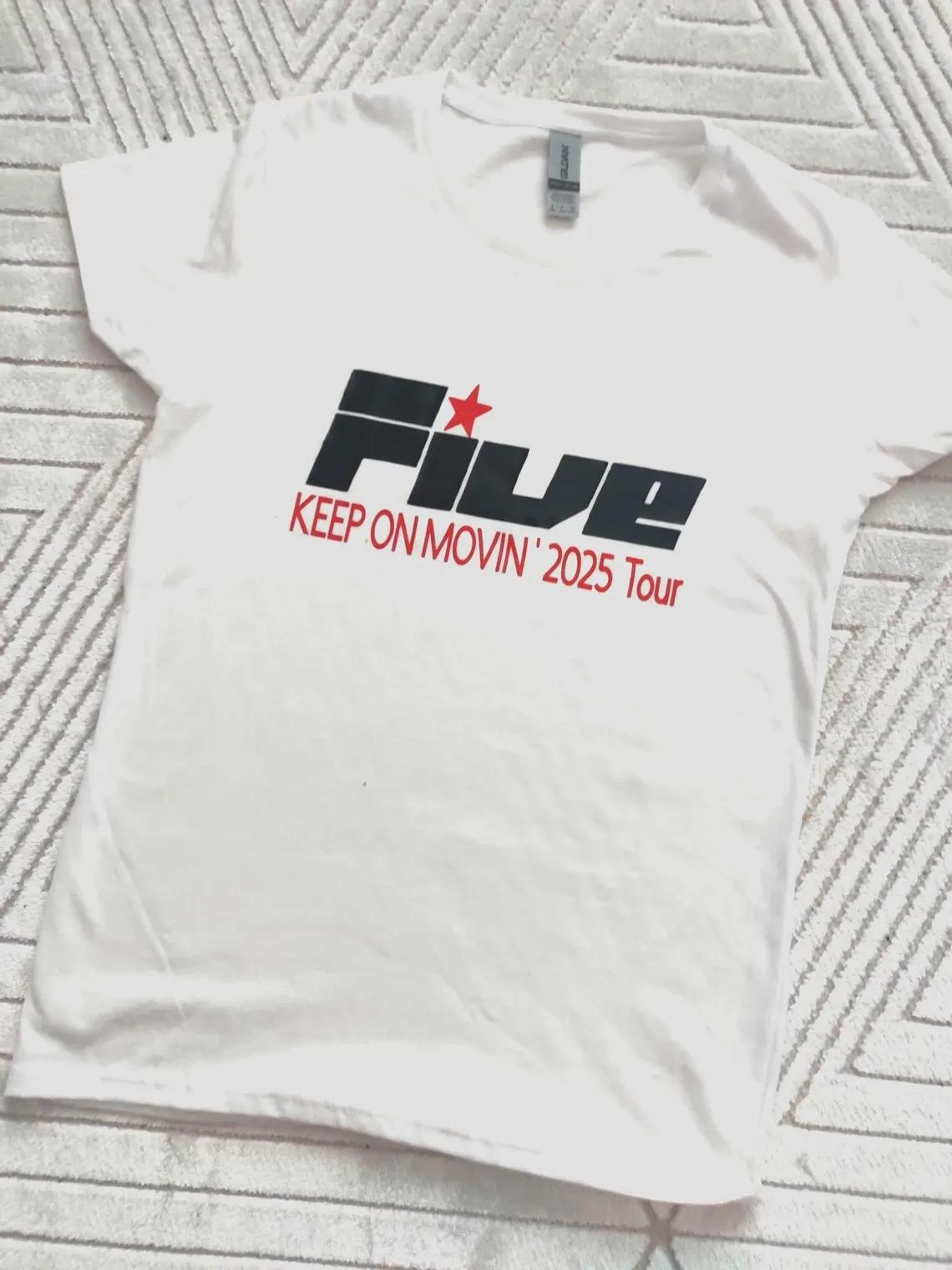 5ive Keep On Movin Tour T-Shirt 90s Boyband Tee Gift for Friends All Size S-4XL XXXXL