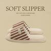 Warm edge slippers can be worn in all seasons, indoor home soft bottom silent non-slip cotton and linen, a pair of slippers in summer