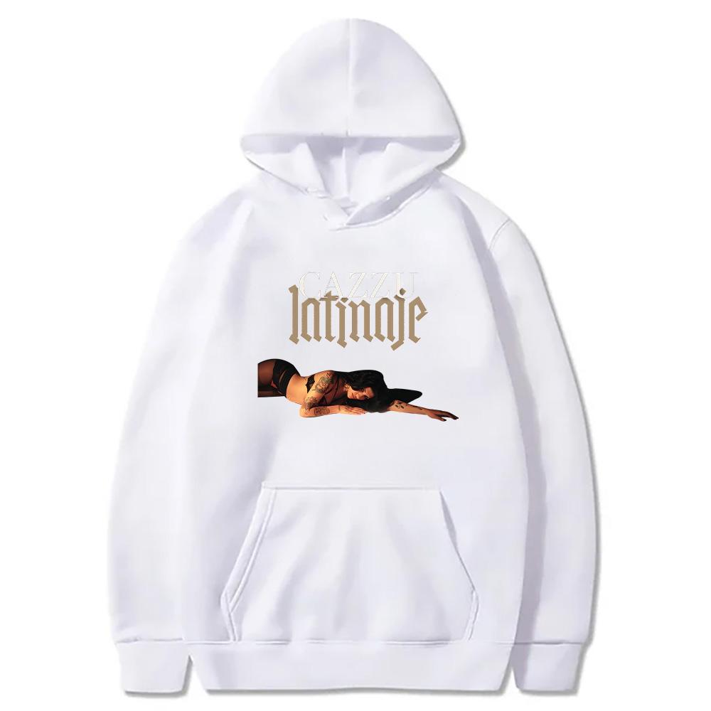 Cazzu Latinaje Tour Hoodies Trendy Men Women Sweatshirts for Autumn Winter Long Sleeve Pullovers Loose Casual Clothing
