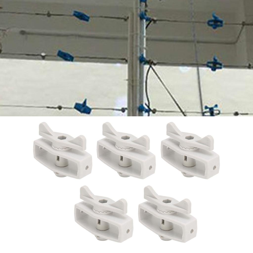 50Pcs Electric Fence Wire Tightener Portable Garden Electronic Fence Alloy Wire Tensioner